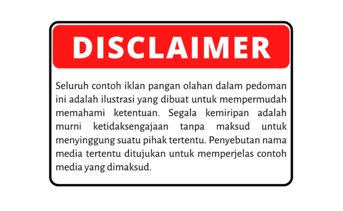 Disclaimer Adalah