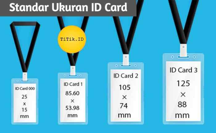 Ukuran Id Card Panitia