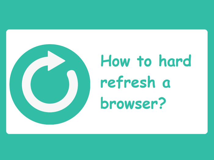 Refresh browser hard cache infographic load force clear different shortcut